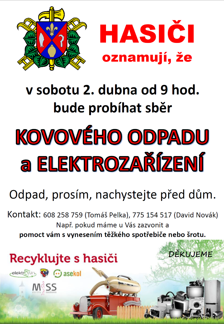 Sběr železa a elektroodpadu