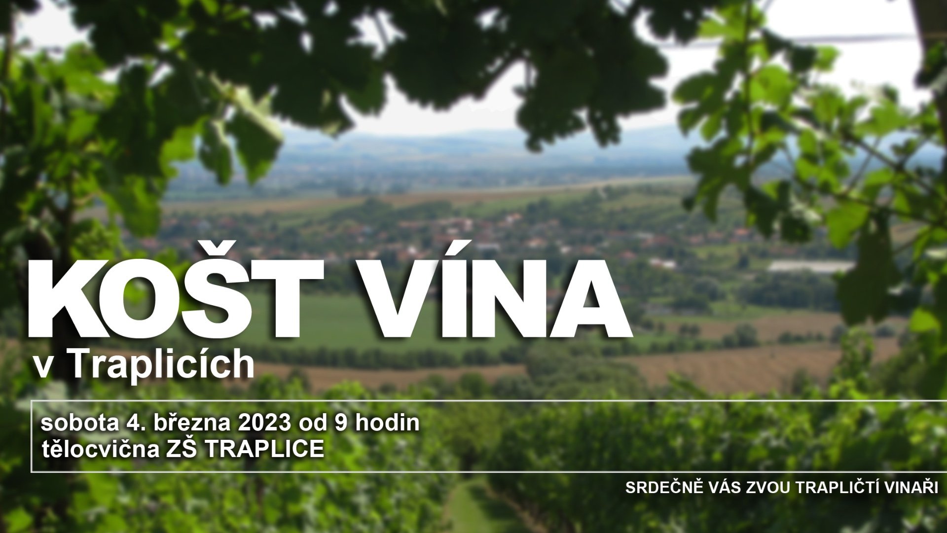 Košt vína 2023