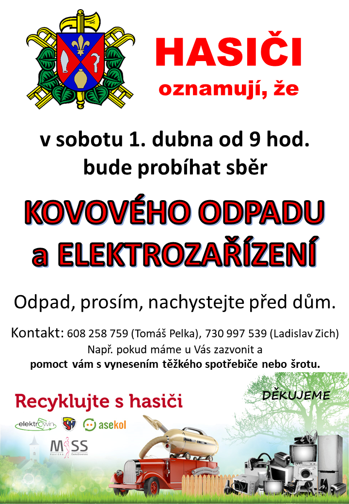 Sběr šrotu a elektroodpadu